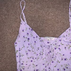 Pacsun Purple Floral Dress